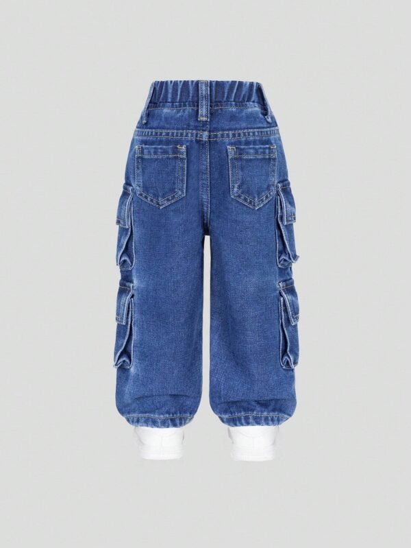 Jeans cargo motif floral – Image 2