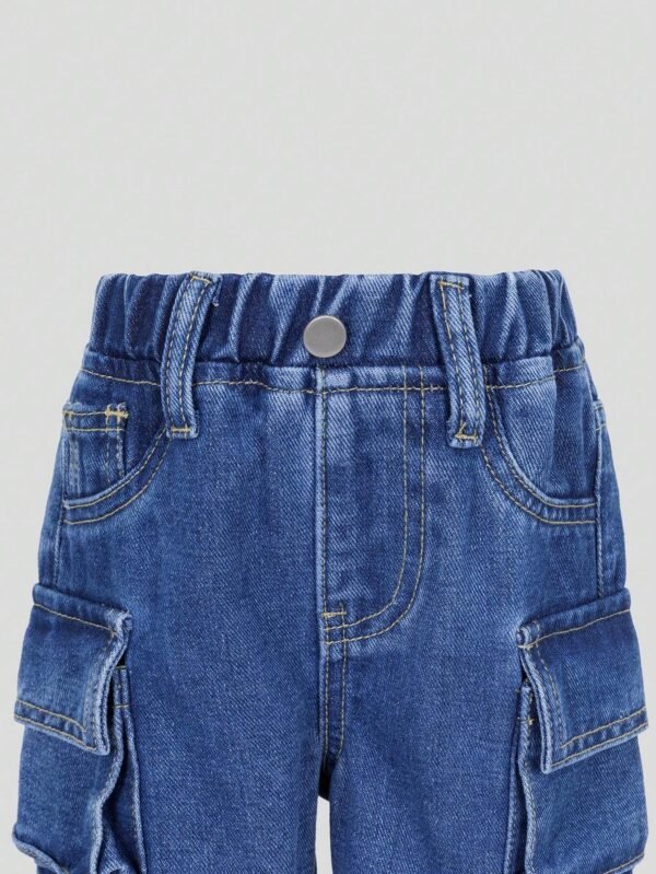 Jeans cargo motif floral – Image 5