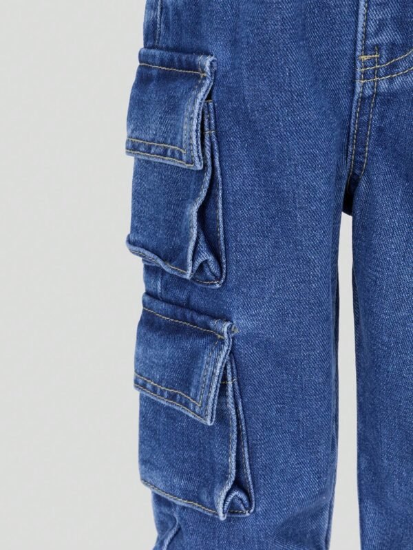 Jeans cargo motif floral – Image 7