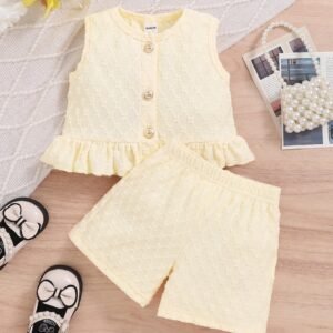2 pcs top volants short