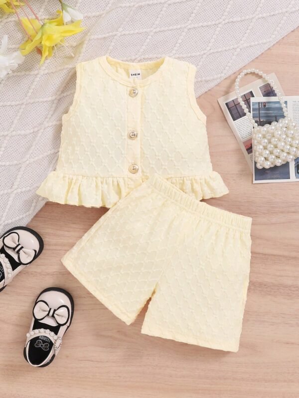2 pcs top volants short