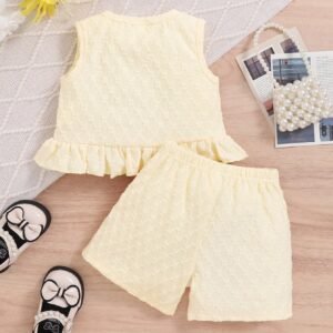 2 pcs top volants short