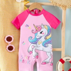 Maillot bain zip couleurs