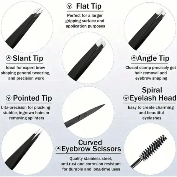 6 pcs kit entretien sourcils – Image 3