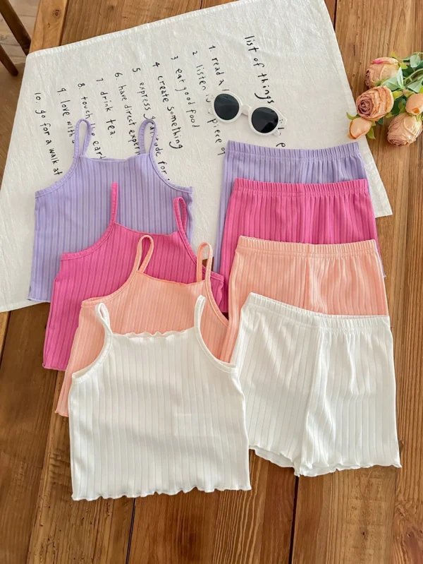 SHEIN 8 pcs top short