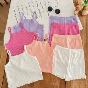 SHEIN 8 pcs top short