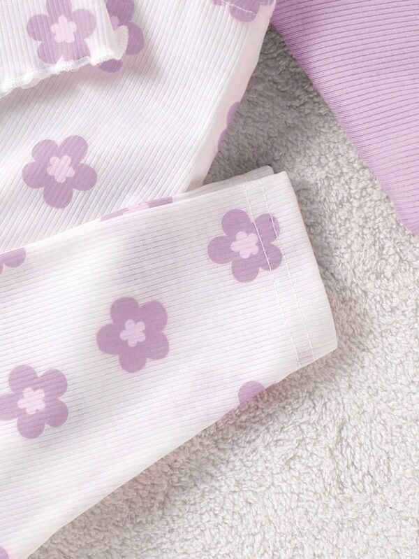 Ensemble 4 pcs fleurs volant – Image 5