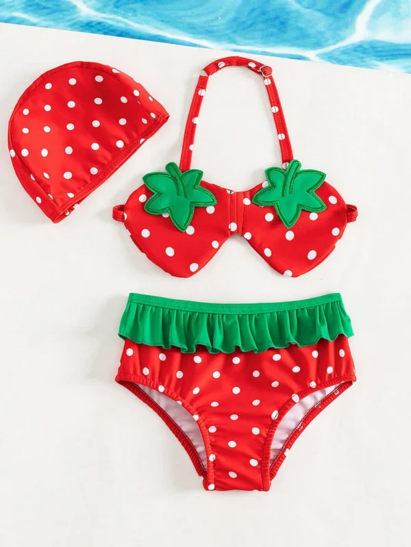 Ensemble plage chapeau volants – Image 4