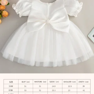 Robe demoiselle tulle blanc