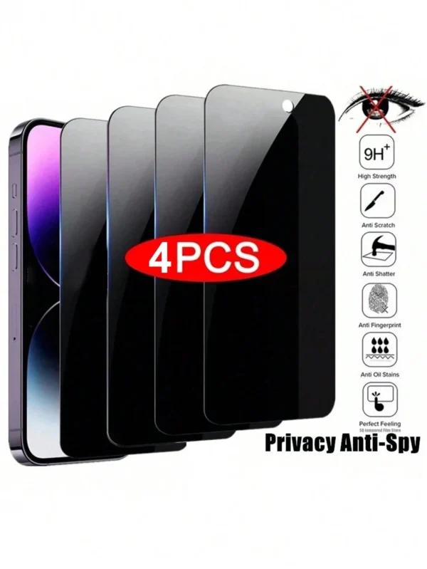 4 pcs verre espion Apple