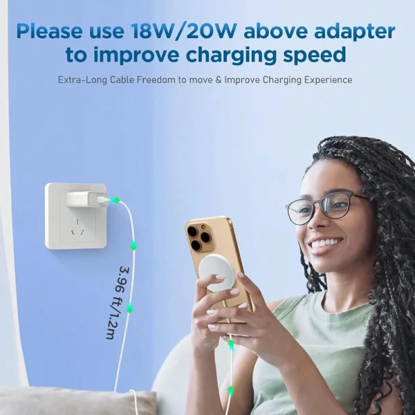 Chargeur magnétique 15W iPhone – Image 4