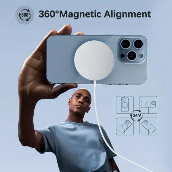 Chargeur magnétique 15W iPhone – Image 5