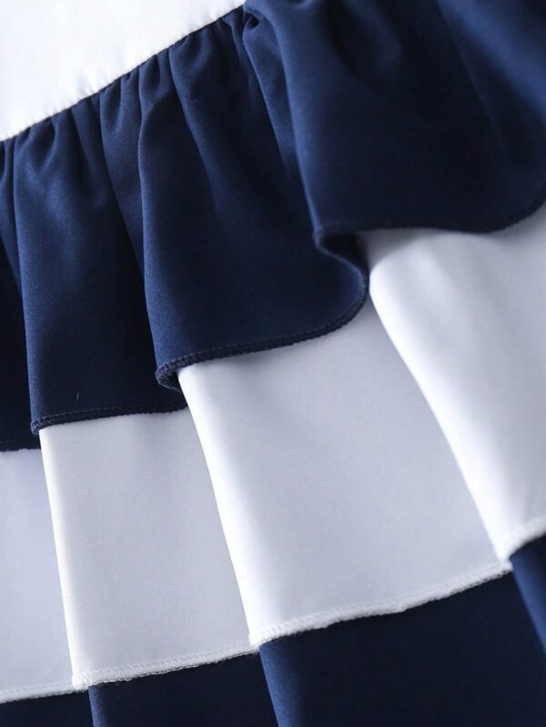 Robe sans manches rayée – Image 3