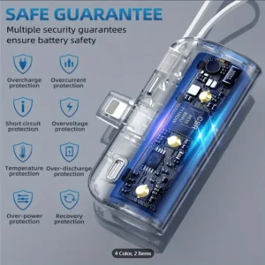Mini chargeur 5000mAh support