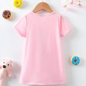 1 pcs robe ours rose