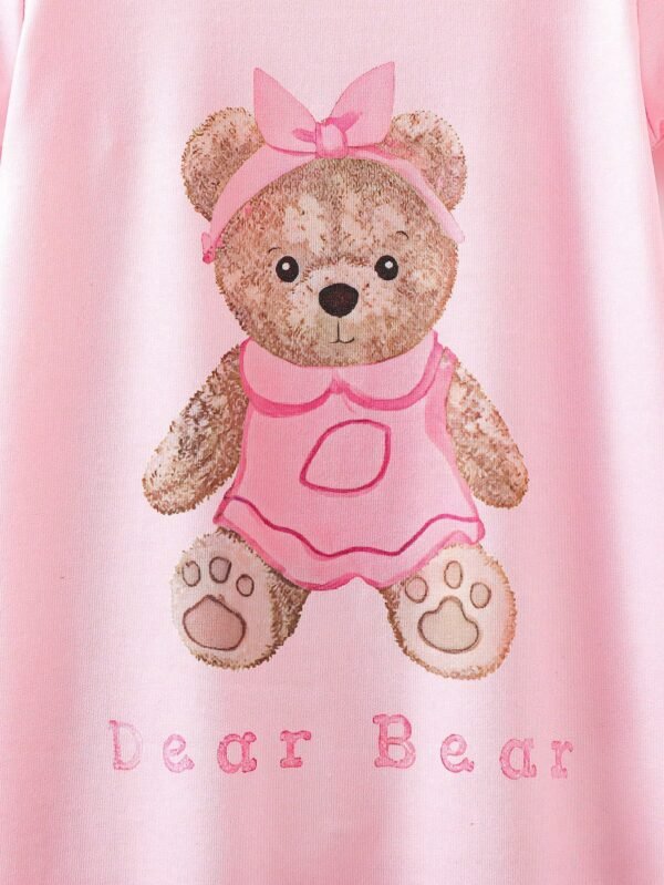 1 pcs robe ours rose – Image 5