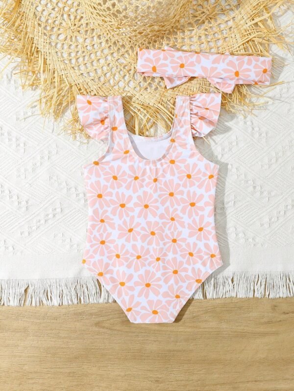 Maillot bain manches volantées – Image 2