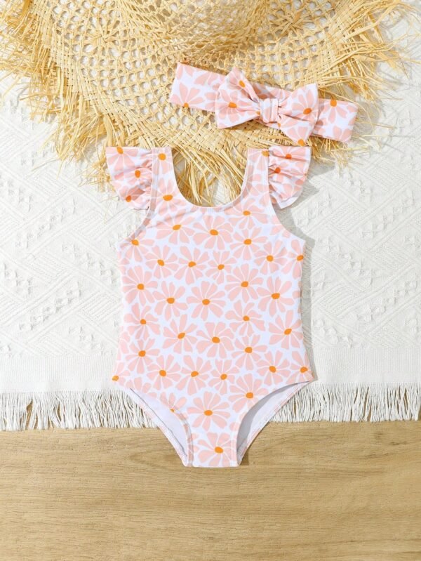 Maillot bain manches volantées – Image 5