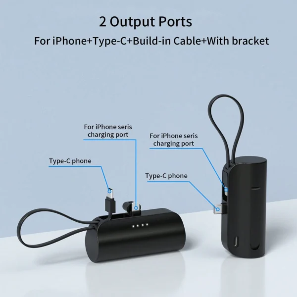 Mini chargeur 5000mAh support – Image 9