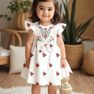 Robe manches longues imprimé bébé