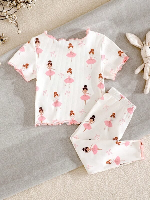 2 pcs pyjama dessin bébé – Image 2