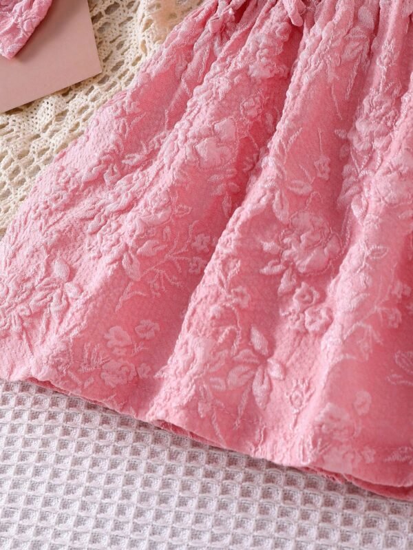 Ensemble 2 pcs robe volants nœud – Image 8