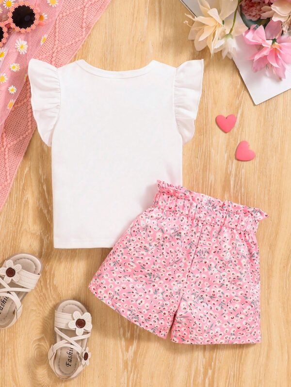 2 pcs top volanté short – Image 2