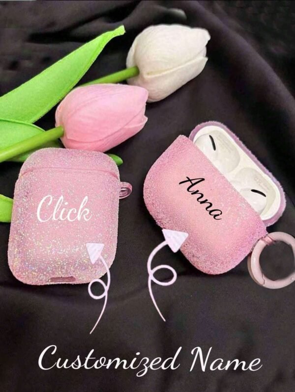 Coque rose strass cœur – Image 2