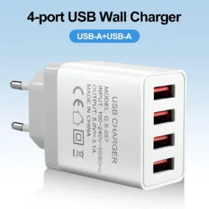 Chargeur USB 4 ports EU