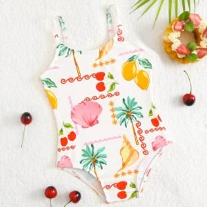 Maillot bain floral vacances