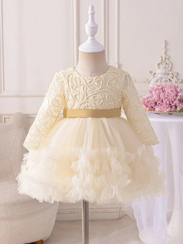 Robe princesse manches longues