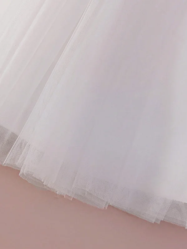 Robe baptême tulle dentelle – Image 7