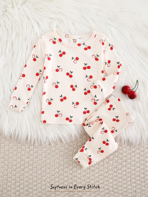 Ensemble 2 pcs fruits tricot