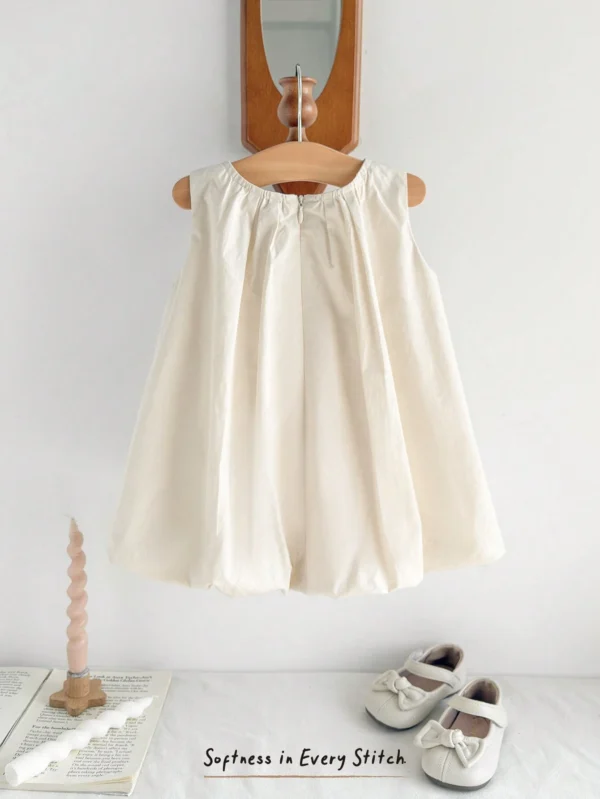 Robe sans manches nœud bébé – Image 2