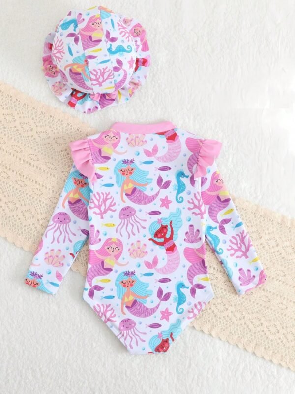 Maillot bain sirène volantée – Image 2