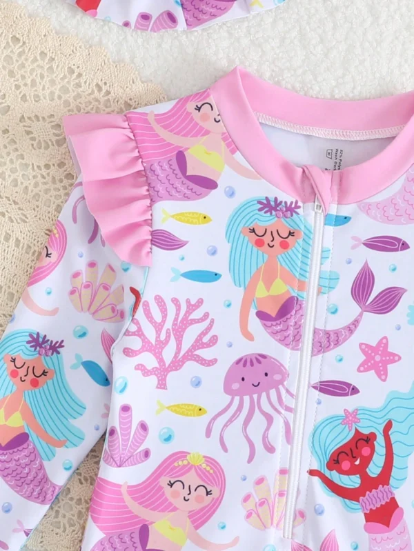 Maillot bain sirène volantée – Image 4