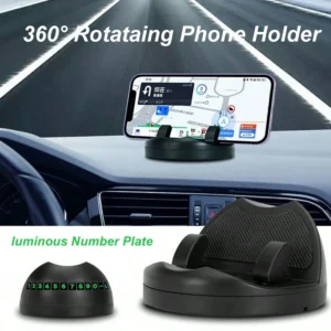 Support voiture plaque lumineuse