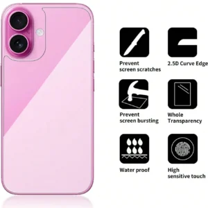 3 pcs verre HD iPhone 16