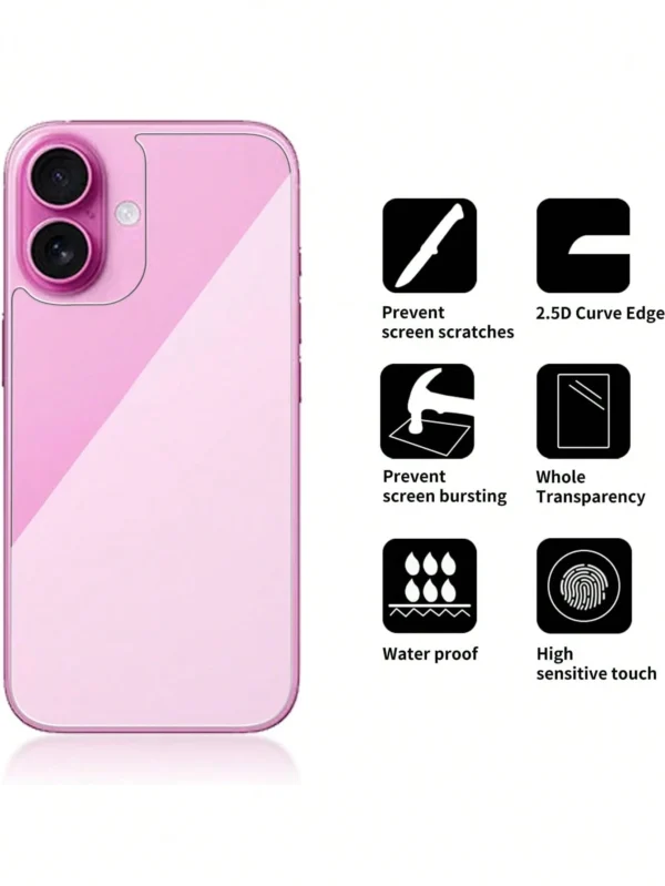 3 pcs verre HD iPhone 16 – Image 2