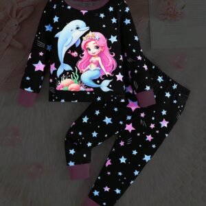 Ensemble 2 pcs sirène legging