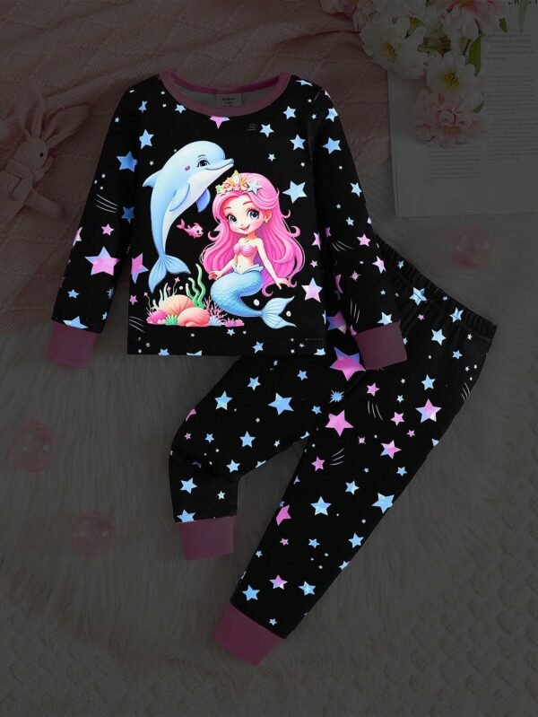 Ensemble 2 pcs sirène legging