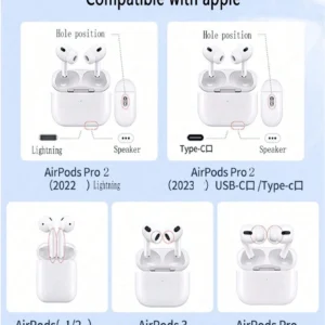 Coque rose cœur AirPods
