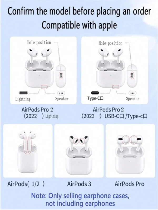 Coque rose cœur AirPods – Image 2