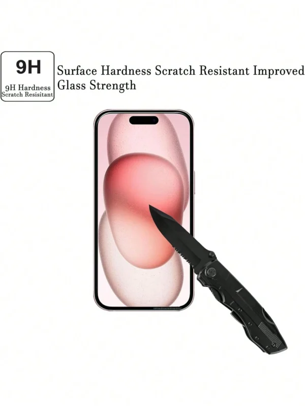 3 pcs verre clair iPhone 16 – Image 3