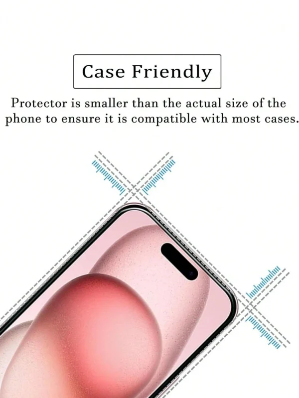 3 pcs verre clair iPhone 16 – Image 5