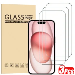 3 pcs verre clair iPhone 16