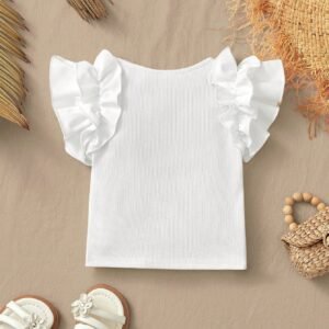 Ensemble tricot blanc mère-fille