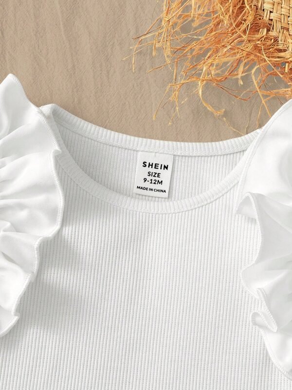 Ensemble tricot blanc mère-fille – Image 4