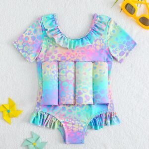 Maillot bain anti-UV léopard
