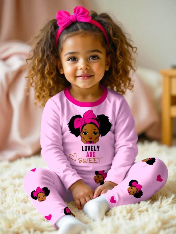 2 pcs pyjama dessin long